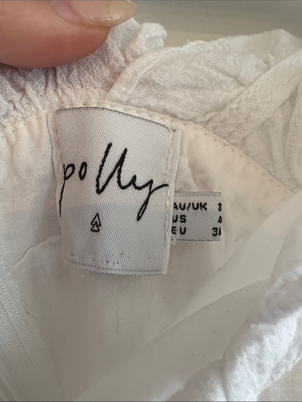 Princess Polly White Ruffle-Trim Dress - Picture 2 of 3